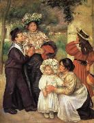 Pierre Renoir The Artist's Family Spain oil painting artist
